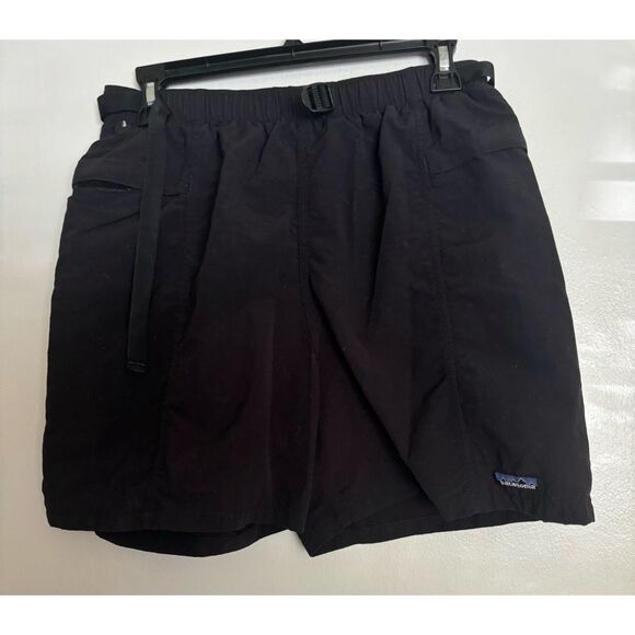 1990’s Vintage Patagonia River Shorts in Black Size M 5” - Picture 2 of 9